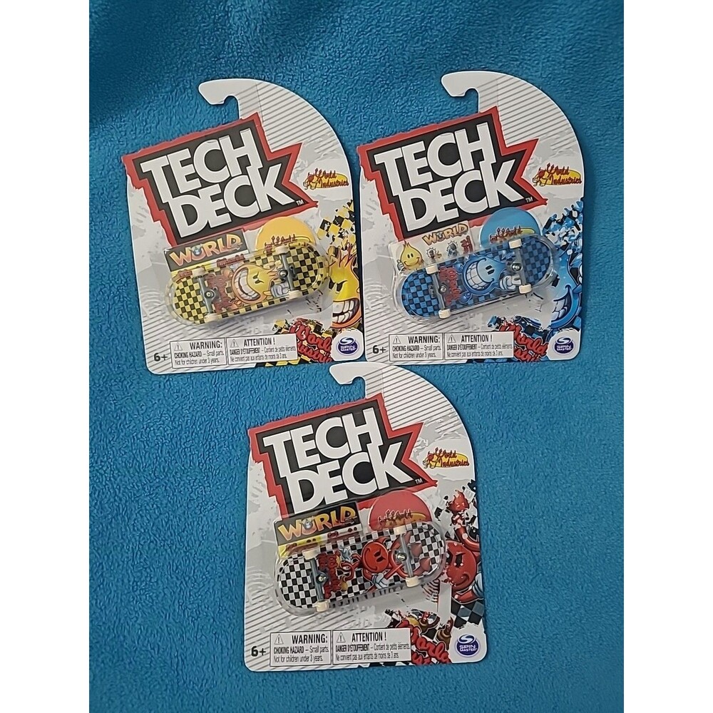 Tech Deck Ultra Rare World Industries Wet Willy, Flameboy & Devilman (lot of 3)